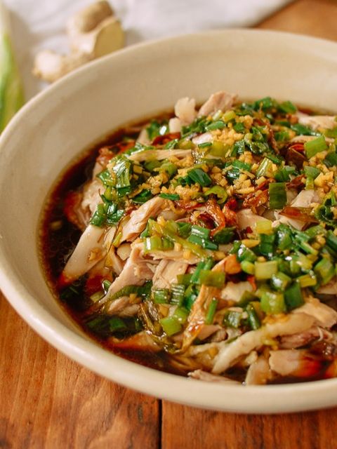 Poulet à la ciboulette